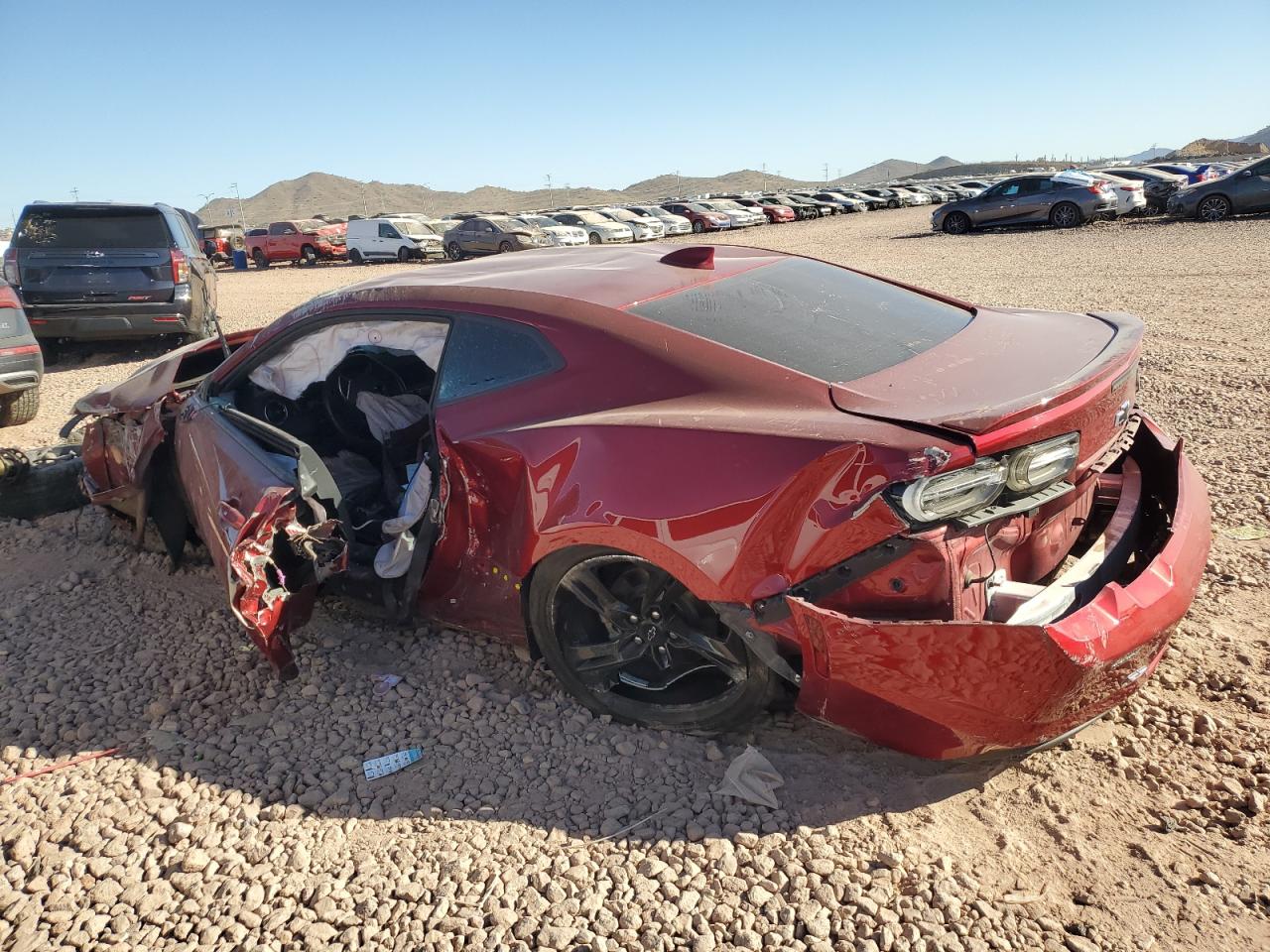 2021 Chevrolet Camaro VIN 1G1FB1RS6M0112573 Copart auction photo, all over damage thumbnail 2