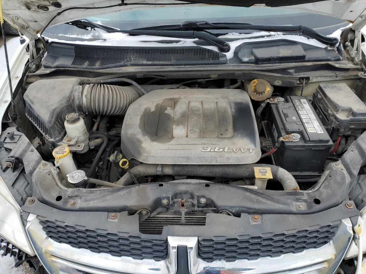 2014 Dodge Caravan VIN 2C4RDGBG3ER426566 Copart auction photo, front end / rear end damage thumbnail 12
