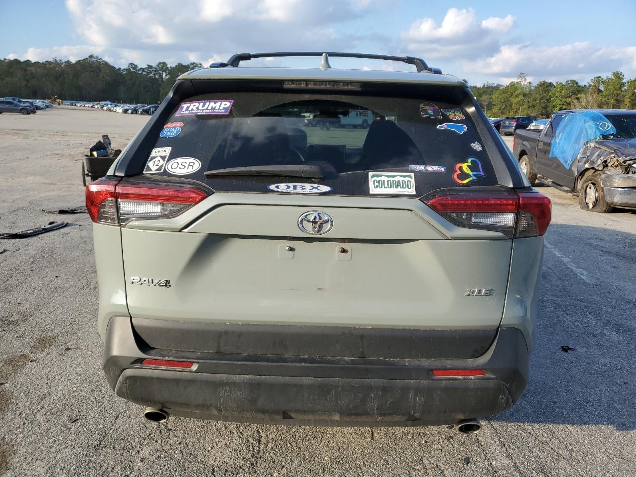 2021 Toyota RAV 4 VIN 2T3C1RFV5MW162208 Copart auction photo, side damage thumbnail 6