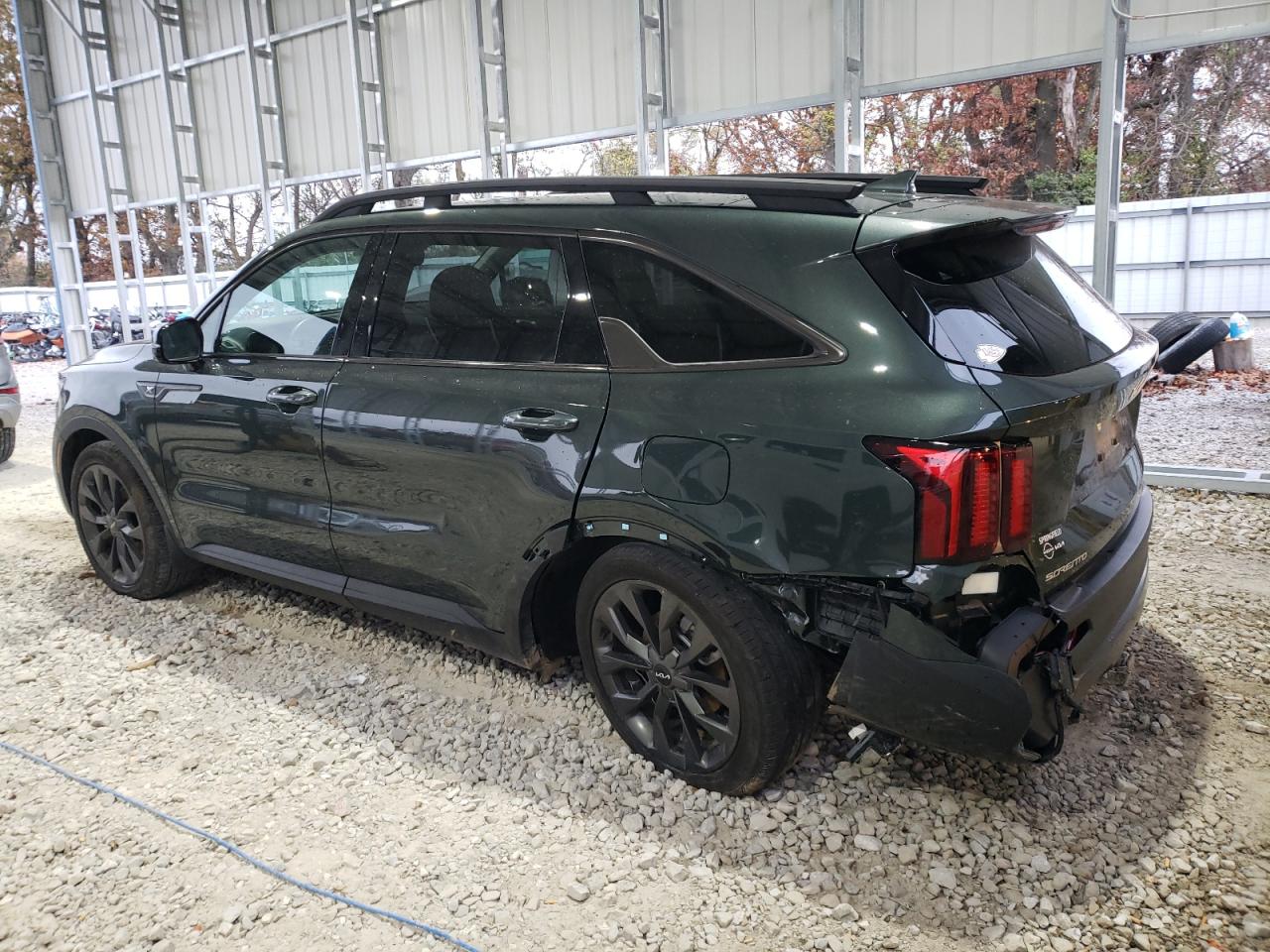 2023 KIA Sorento VIN 5XYRHDLF0PG216183 Copart auction photo, side / rear end damage thumbnail 2