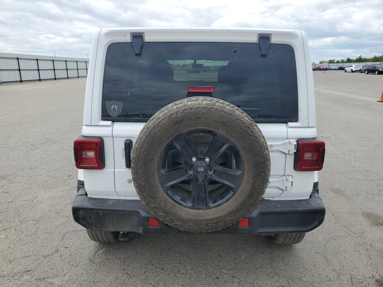2020 Jeep Wrangler VIN 1C4HJXEN6LW254035 Copart auction photo, side damage thumbnail 6