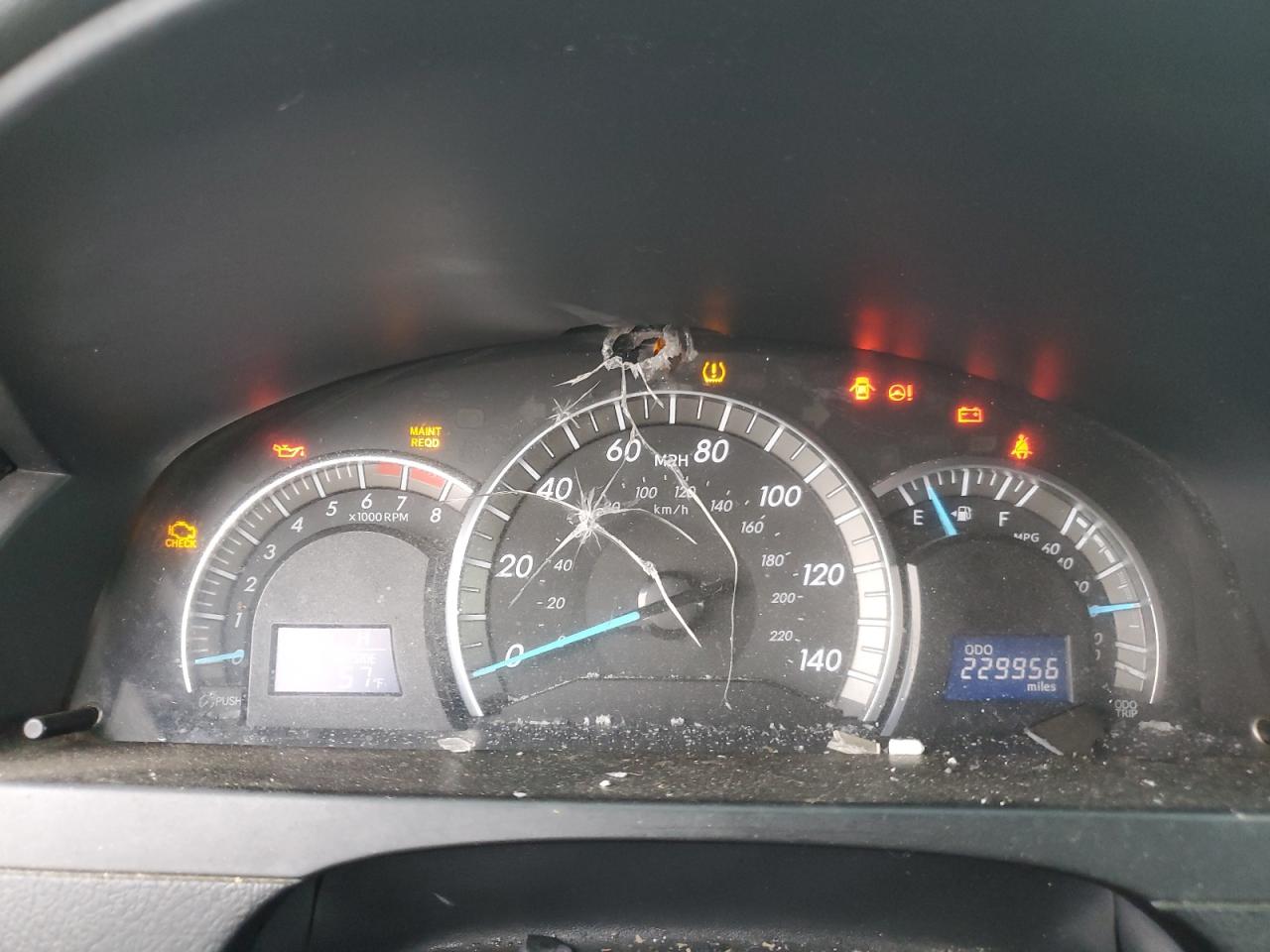2012 Toyota Camry VIN 4T1BF1FK5CU173866 Copart auction photo, vandalism damage thumbnail 9