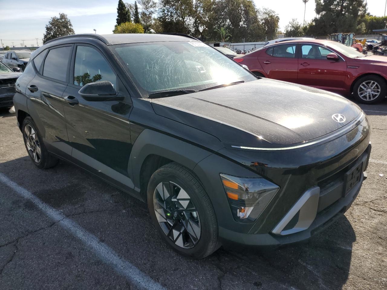2024 Hyundai Kona VIN KM8HB3ABXRU059895 Copart auction photo, side / minor dent/scratches damage thumbnail 4