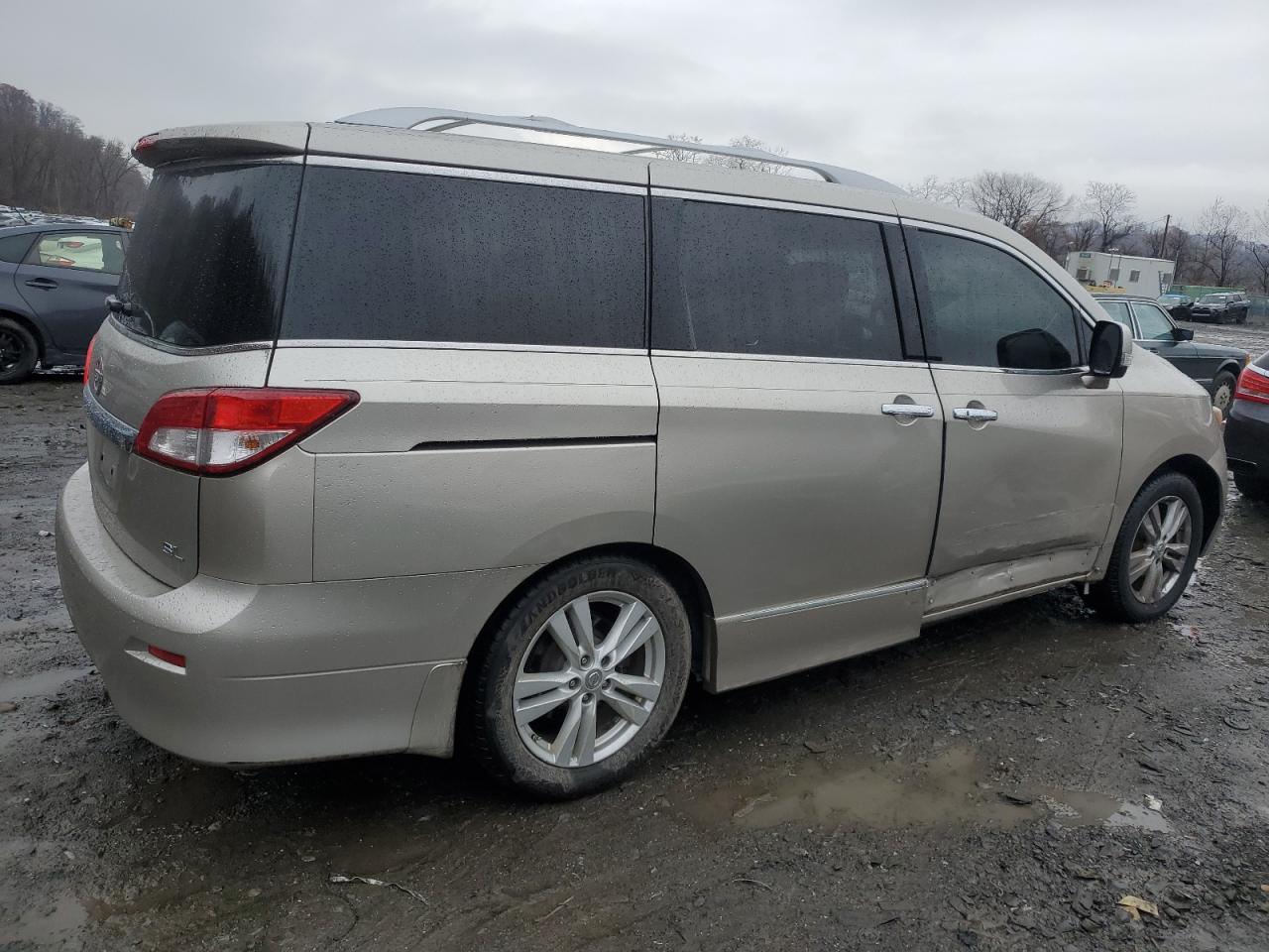 2011 Nissan Quest VIN JN8AE2KP6B9001815 Copart auction photo, side / minor dent/scratches damage thumbnail 3