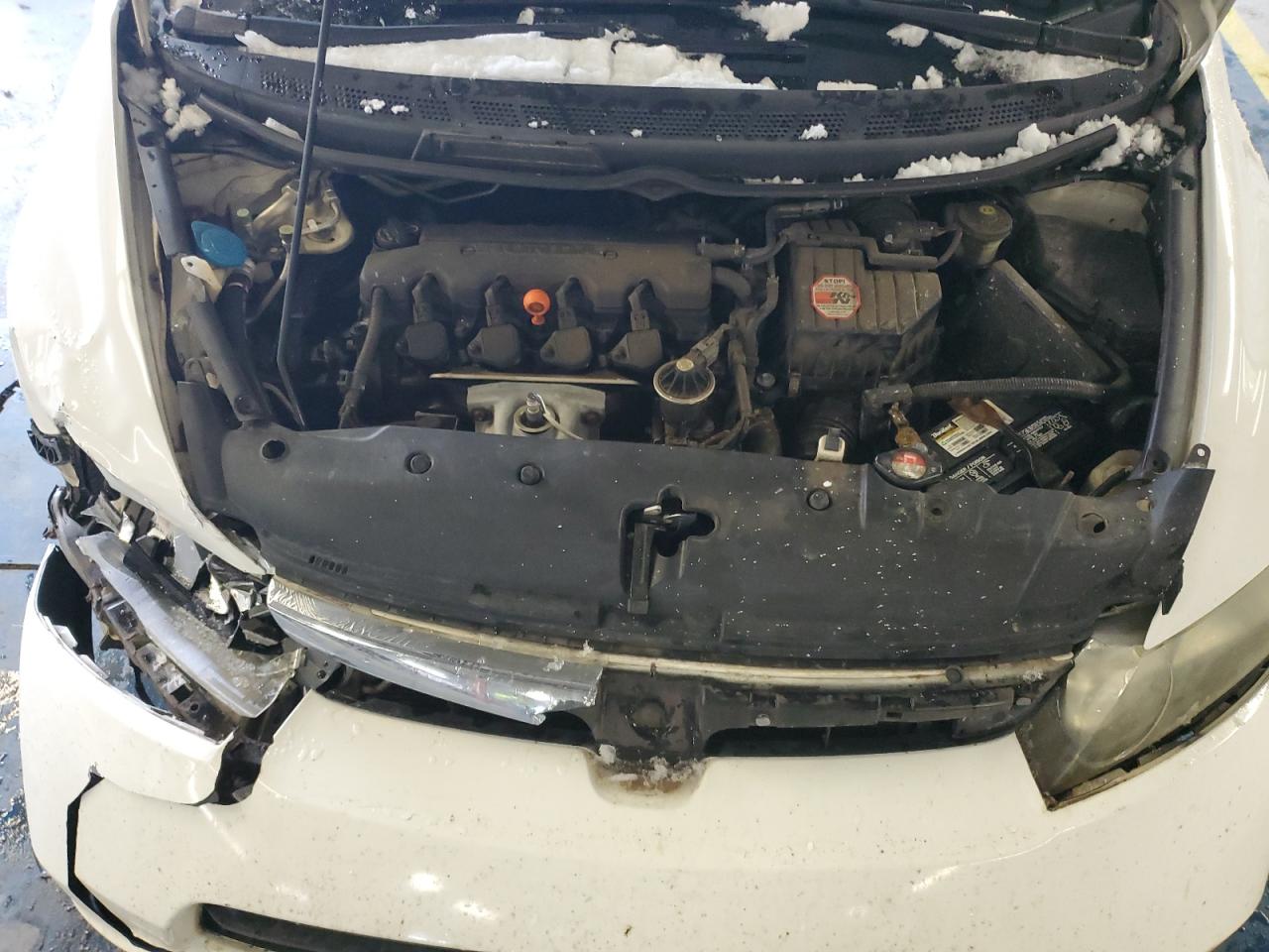 2008 Honda Civic VIN 1HGFA16578L050910 Copart auction photo, front end / side damage thumbnail 11