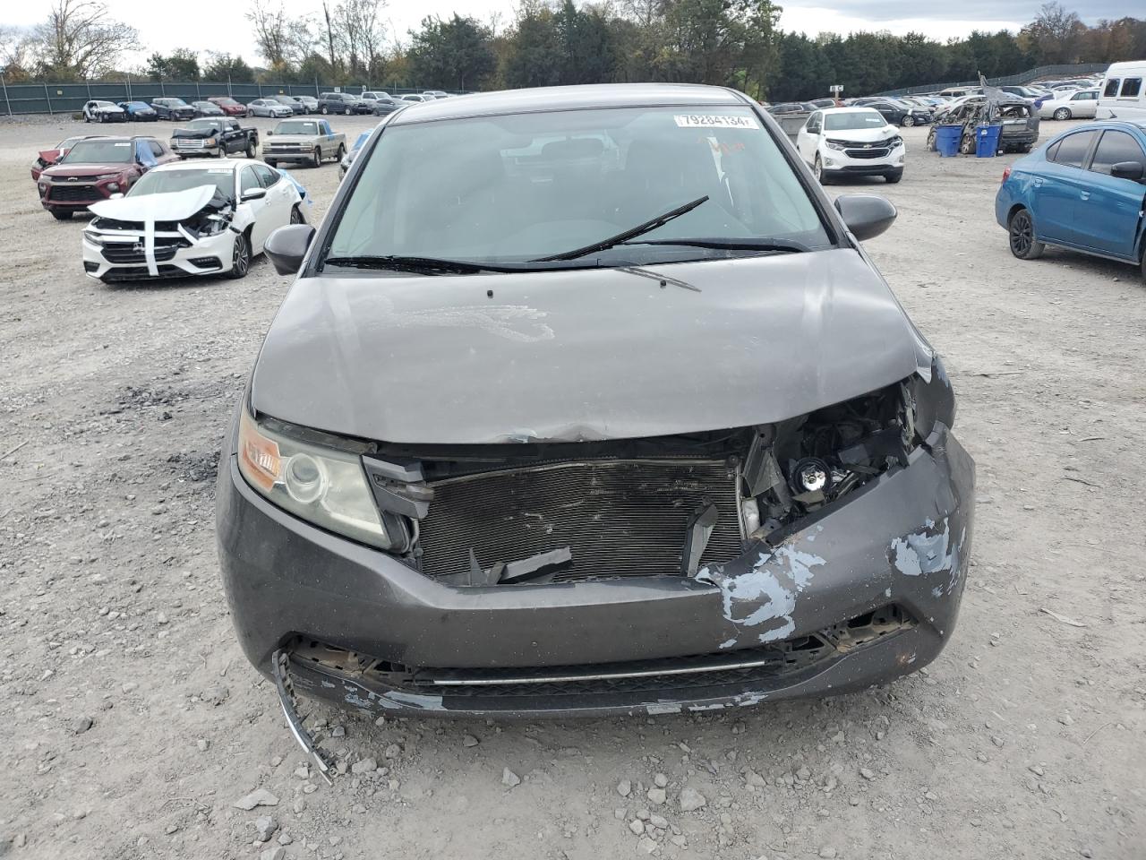 2015 Honda Odyssey VIN 5FNRL5H44FB007143 Copart auction photo, front end damage thumbnail 5