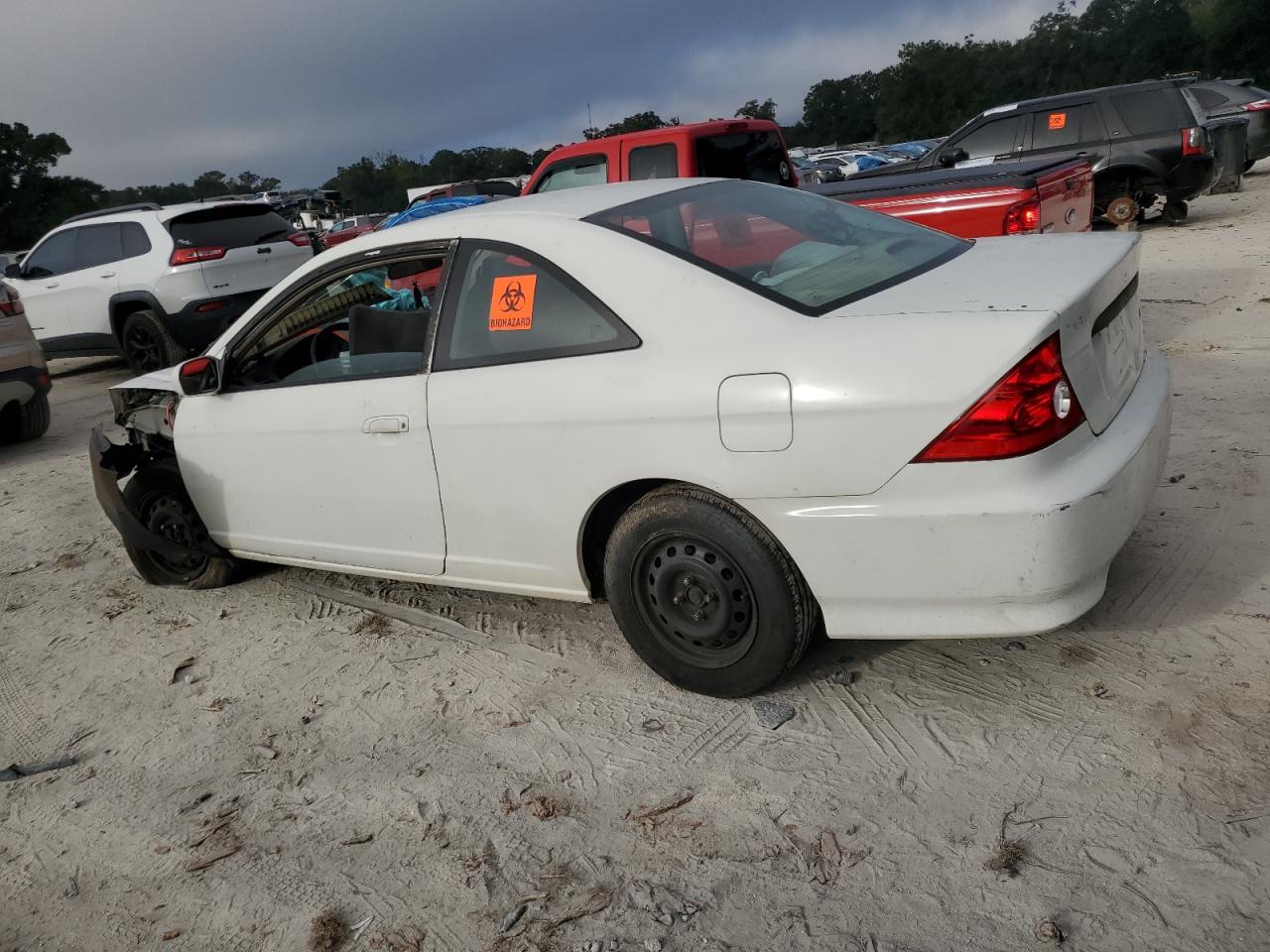 2005 Honda Civic VIN 1HGEM21195L029257 Copart auction photo, front end / minor dent/scratches damage thumbnail 2