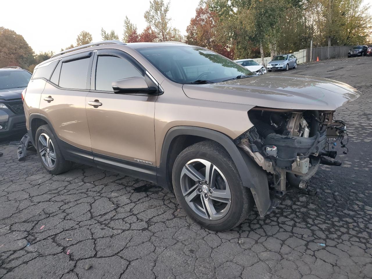 2019 GMC Terrain VIN 3GKALPEVXKL129396 Copart auction photo, front end damage thumbnail 4