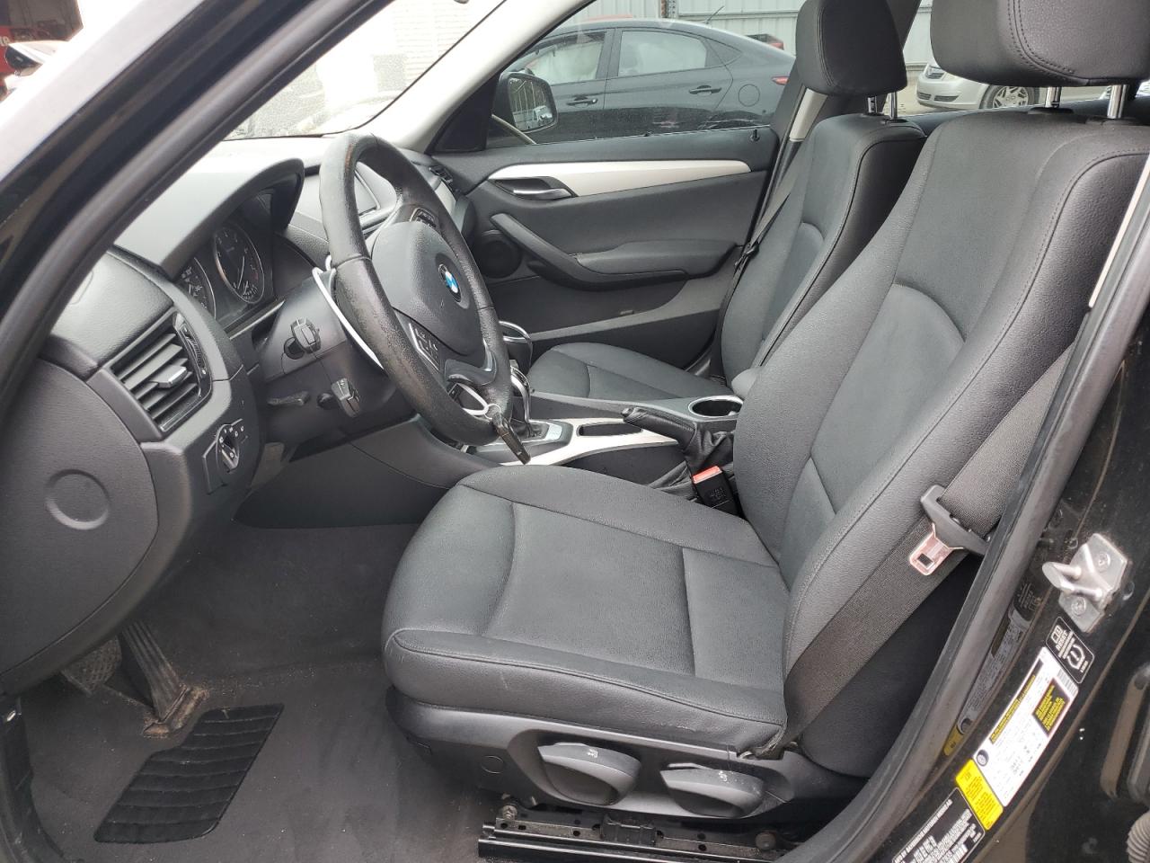 2015 BMW X1 VIN WBAVM1C52FVW57835 Copart auction photo, top/roof / front end damage thumbnail 7