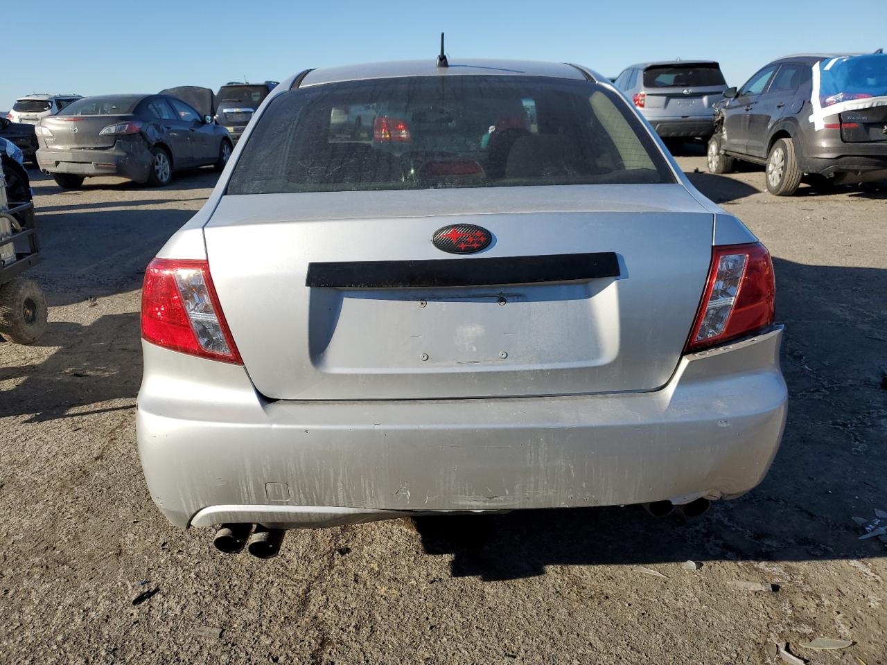 2008 Subaru Impreza VIN JF1GE61678G503085 Copart auction photo, rear end / minor dent/scratches damage thumbnail 6