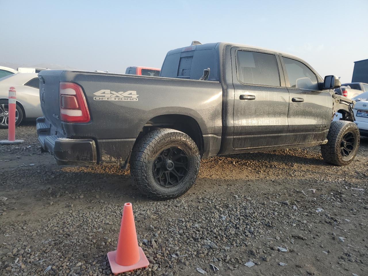 2019 RAM 1500 VIN 1C6SRFFT3KN689192 Copart auction photo, front end damage thumbnail 3