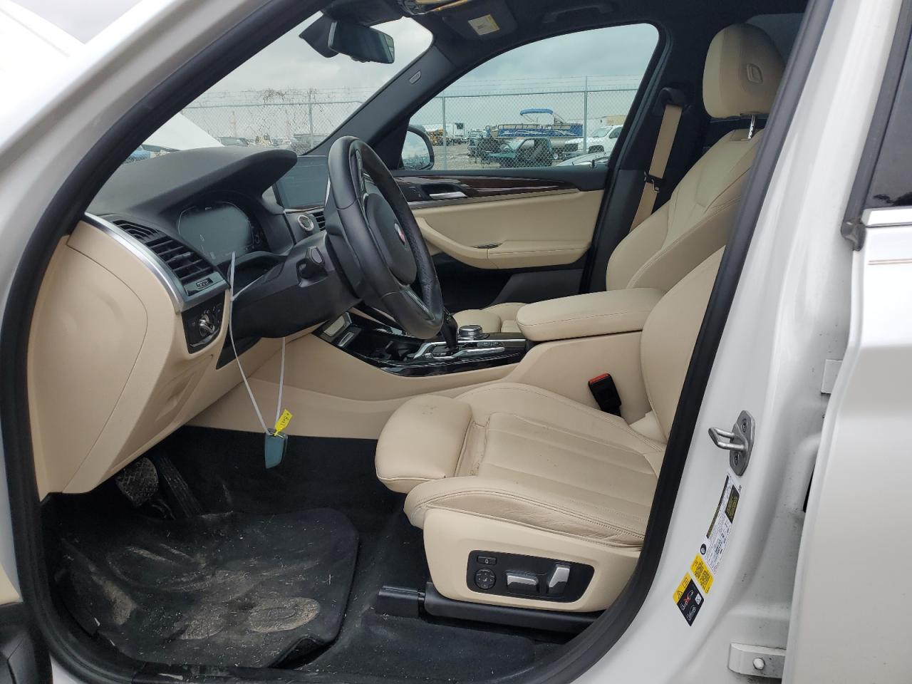 2021 BMW X3 VIN 5UXTS1C04M9H69919 Copart auction photo, front end damage thumbnail 7