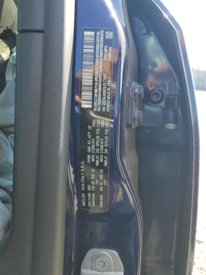 2020 Jeep Renegade VIN ZACNJABB3LPL73987 Copart auction photo, front end / side damage thumbnail 14