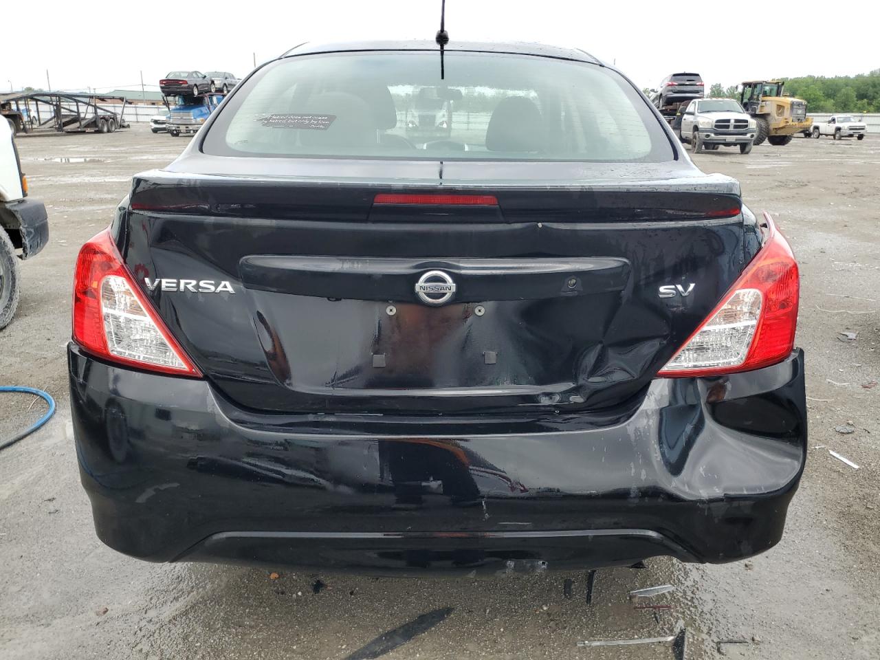 2019 Nissan Versa VIN 3N1CN7AP7KL801357 Copart auction photo, rear end damage thumbnail 6