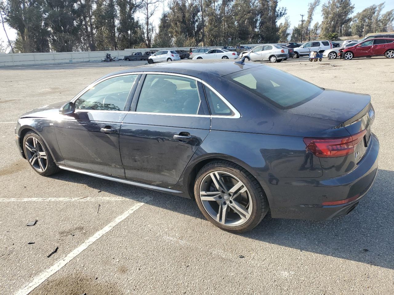 2018 Audi A4 VIN WAUENAF49JA104390 Copart auction photo, all over damage thumbnail 2