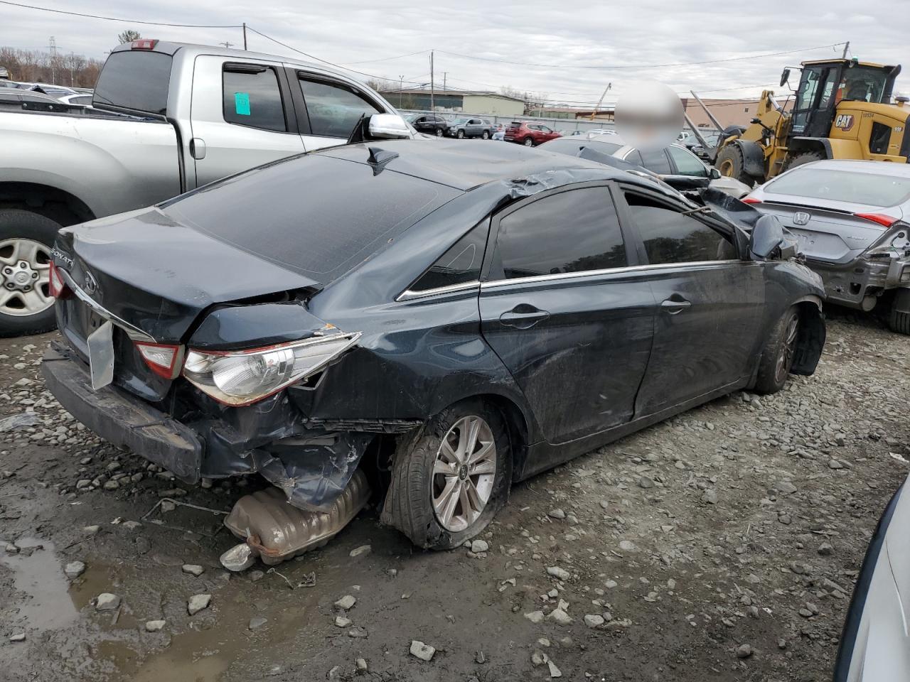 2013 Hyundai Sonata VIN 5NPEB4AC5DH521501 Copart auction photo, front end / all over damage thumbnail 3