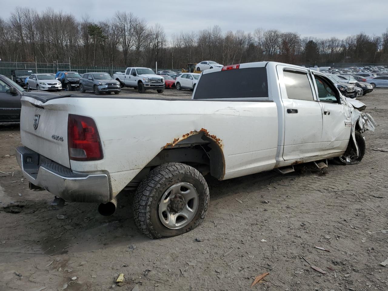 2012 Dodge RAM VIN 3C6UD5HL7CG128826 Copart auction photo, all over / undercarriage damage thumbnail 3