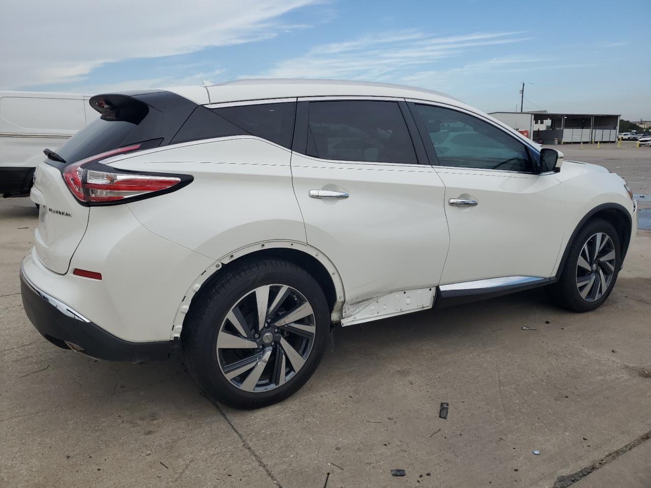 2016 Nissan Murano VIN 5N1AZ2MG9GN104444 Copart auction photo, front end / side damage thumbnail 3