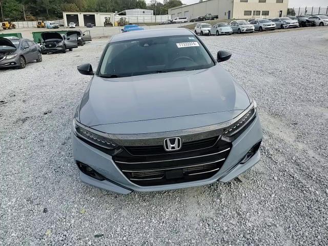 2022 Honda Accord VIN 1HGCV1F4XNA044962 Copart auction photo, side damage thumbnail 10