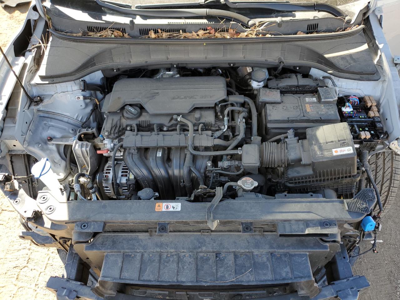 2022 Hyundai Kona VIN KM8K6CAB1NU745960 Copart auction photo, front end / side damage thumbnail 12