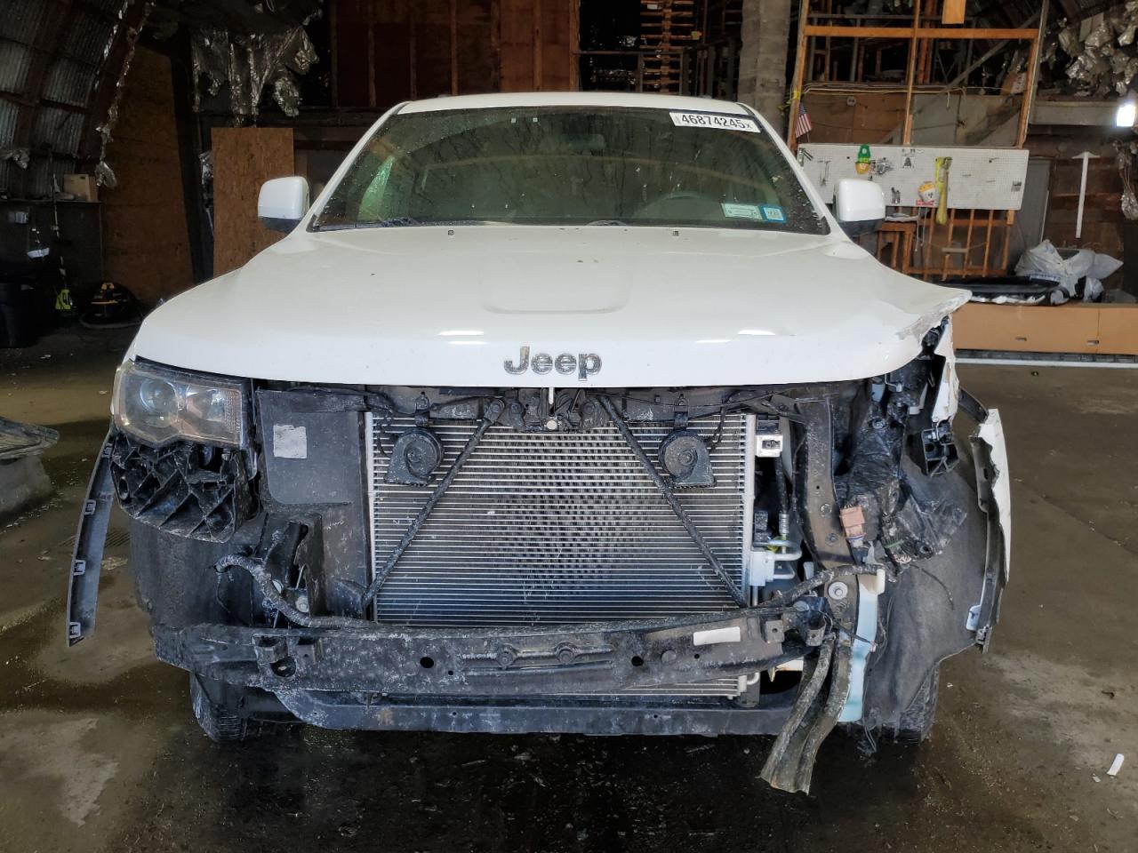 2019 Jeep Grand Cherokee VIN 1C4RJFAG3KC834557 Copart auction photo, front end damage thumbnail 5