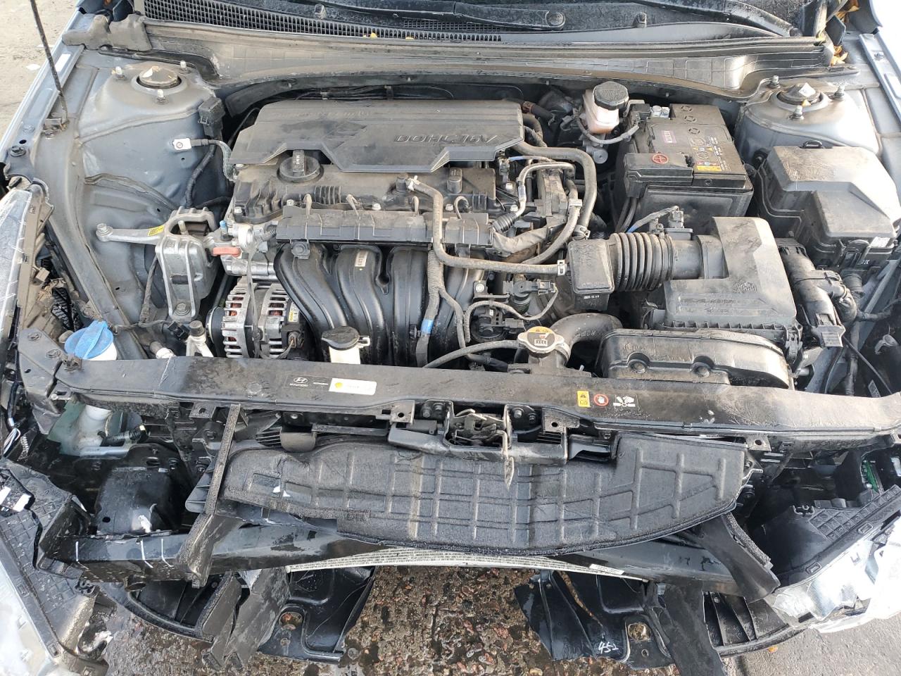 2021 Hyundai Elantra VIN KMHLM4AG2MU121451 Copart auction photo, front end damage thumbnail 11