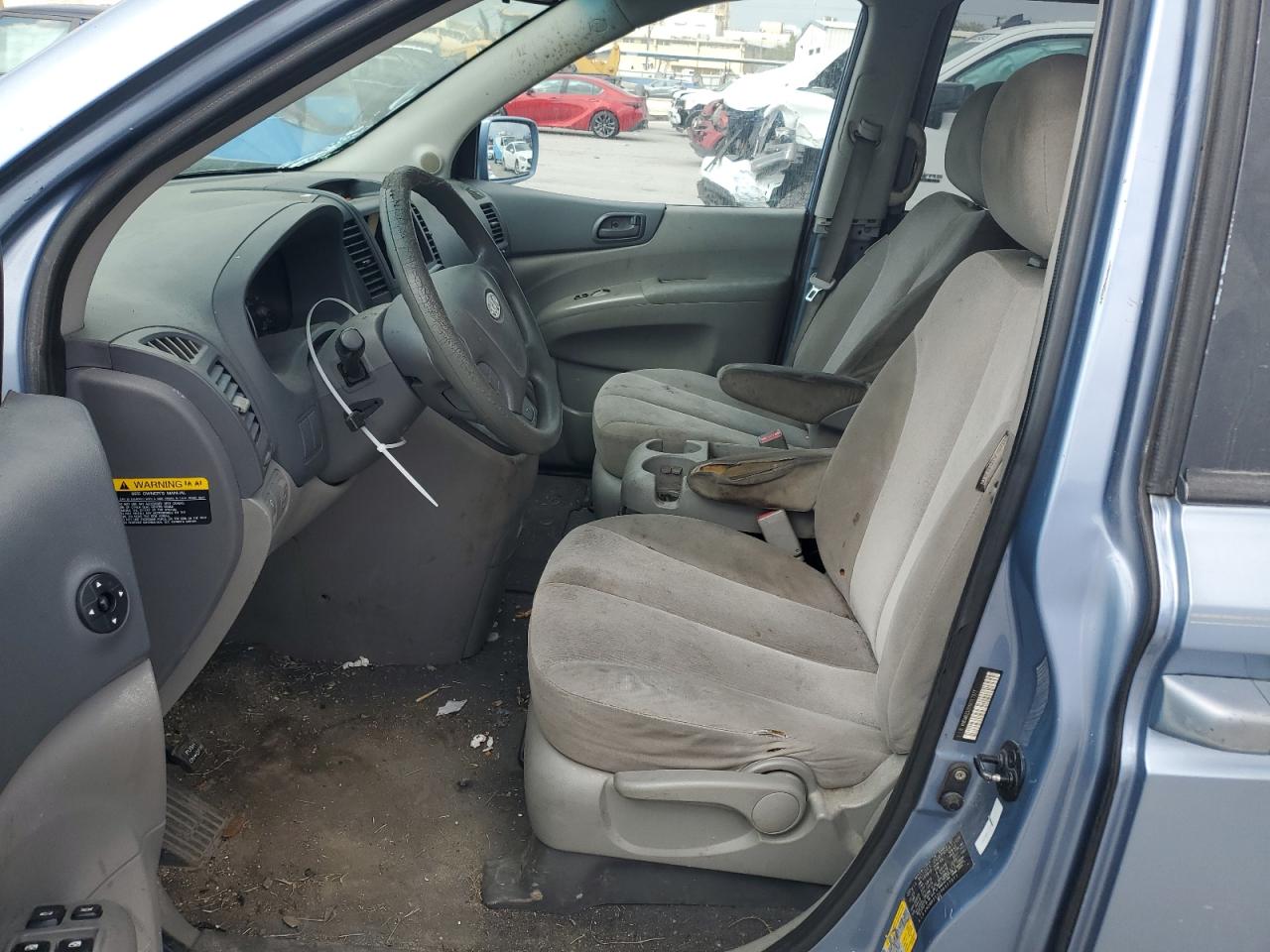 2009 KIA Sedona VIN KNDMB233096317977 Copart auction photo, front end damage thumbnail 7