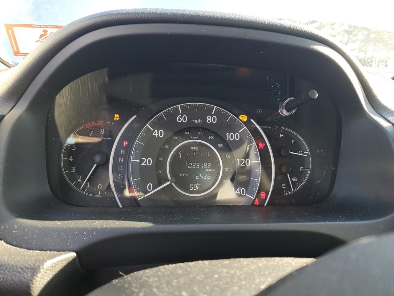 2016 Honda CR-V VIN 5J6RM4H78GL042522 Copart auction photo, burn damage thumbnail 9