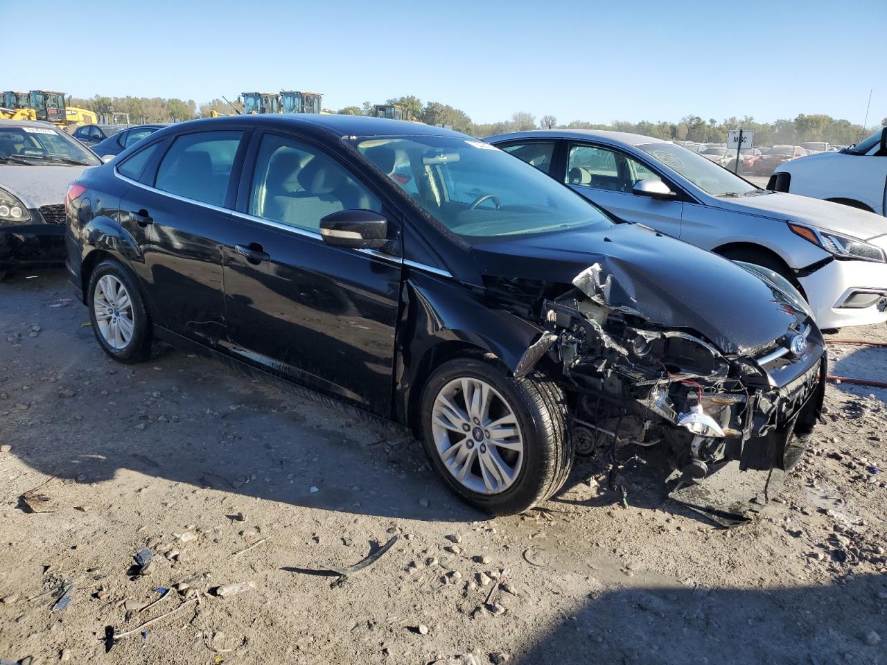 2012 Ford Focus VIN 1FAHP3H29CL291192 Copart auction photo, front end damage thumbnail 4