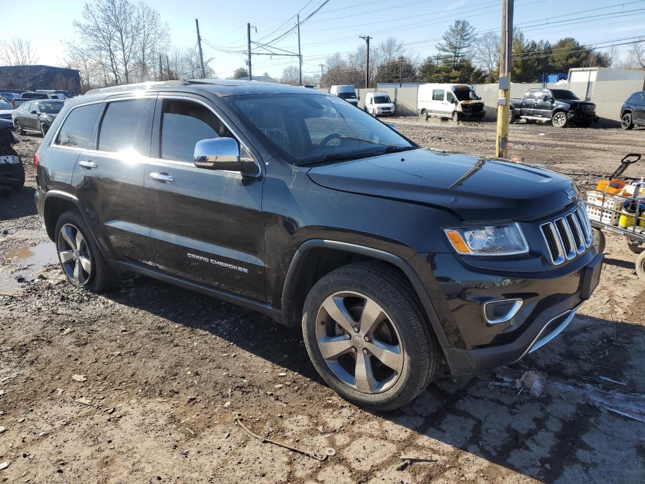 2015 Jeep Grand Cherokee VIN 1C4RJEBG1FC808148 Copart auction photo, rear end damage thumbnail 4
