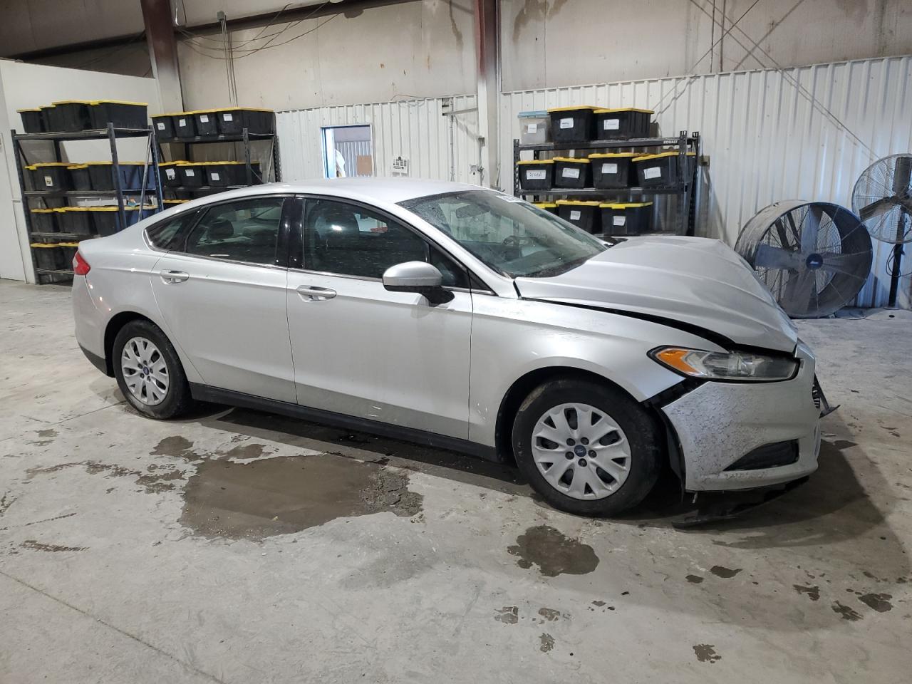 2013 Ford Fusion VIN 3FA6P0G74DR267159 Copart auction photo, front end / side damage thumbnail 4