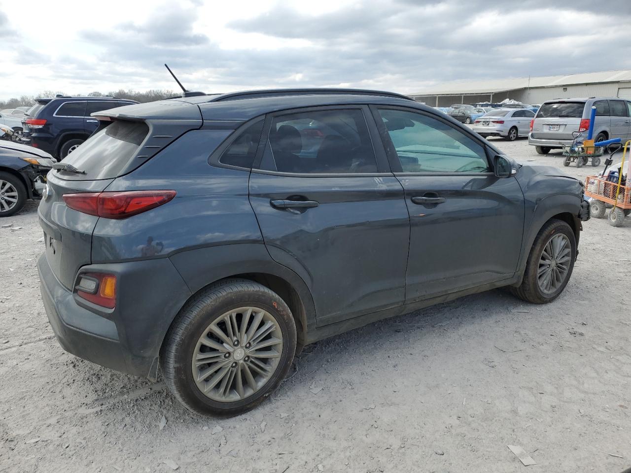 2019 Hyundai Kona VIN KM8K22AA5KU290488 Copart auction photo, front end damage thumbnail 3