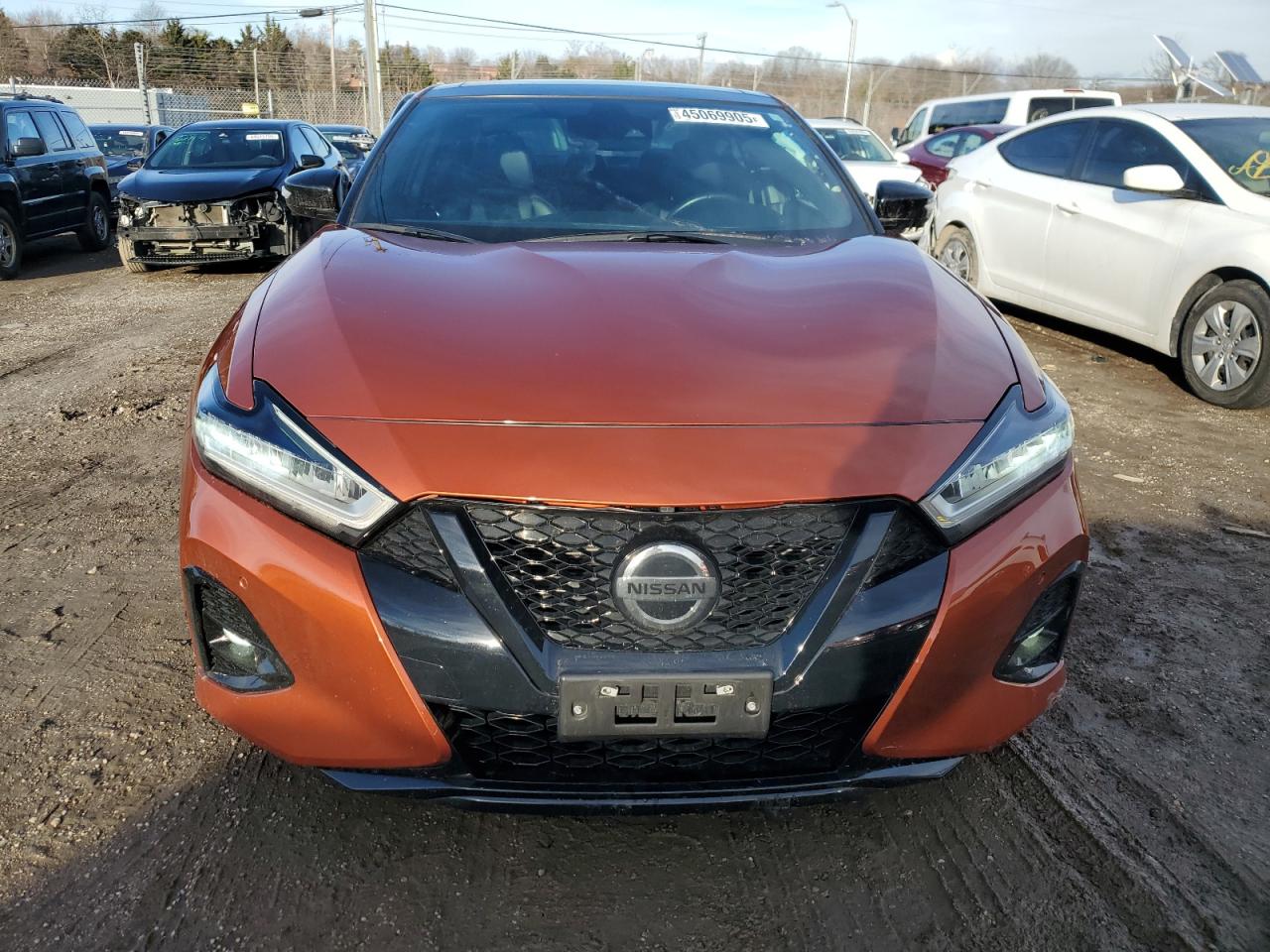 2021 Nissan Maxima VIN 1N4AA6EVXMC502842 Copart auction photo, undercarriage / minor dent/scratches damage thumbnail 5