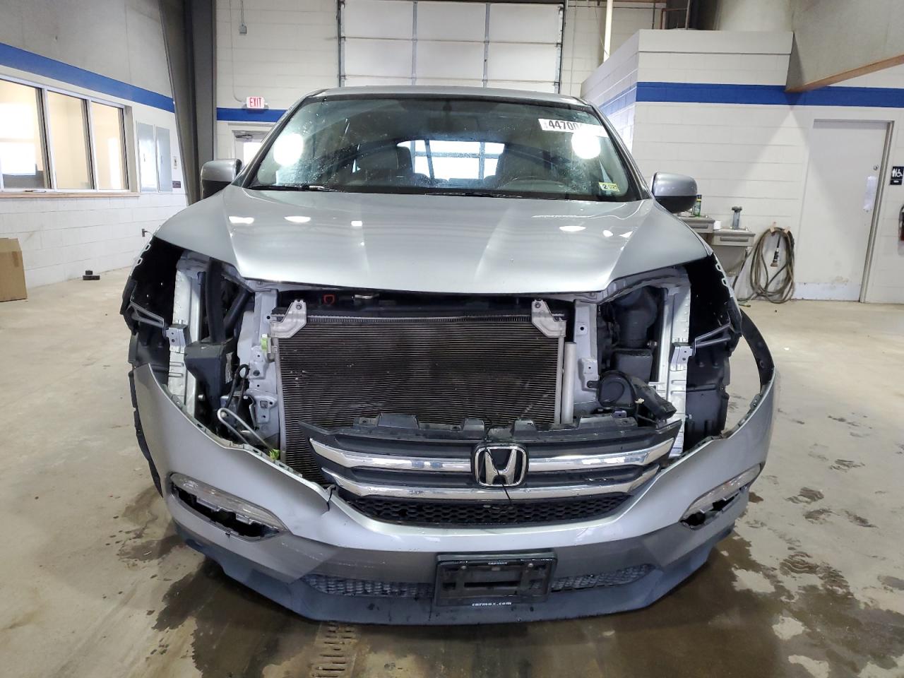 2017 Honda Pilot VIN 5FNYF6H55HB038647 Copart auction photo, front end damage thumbnail 5