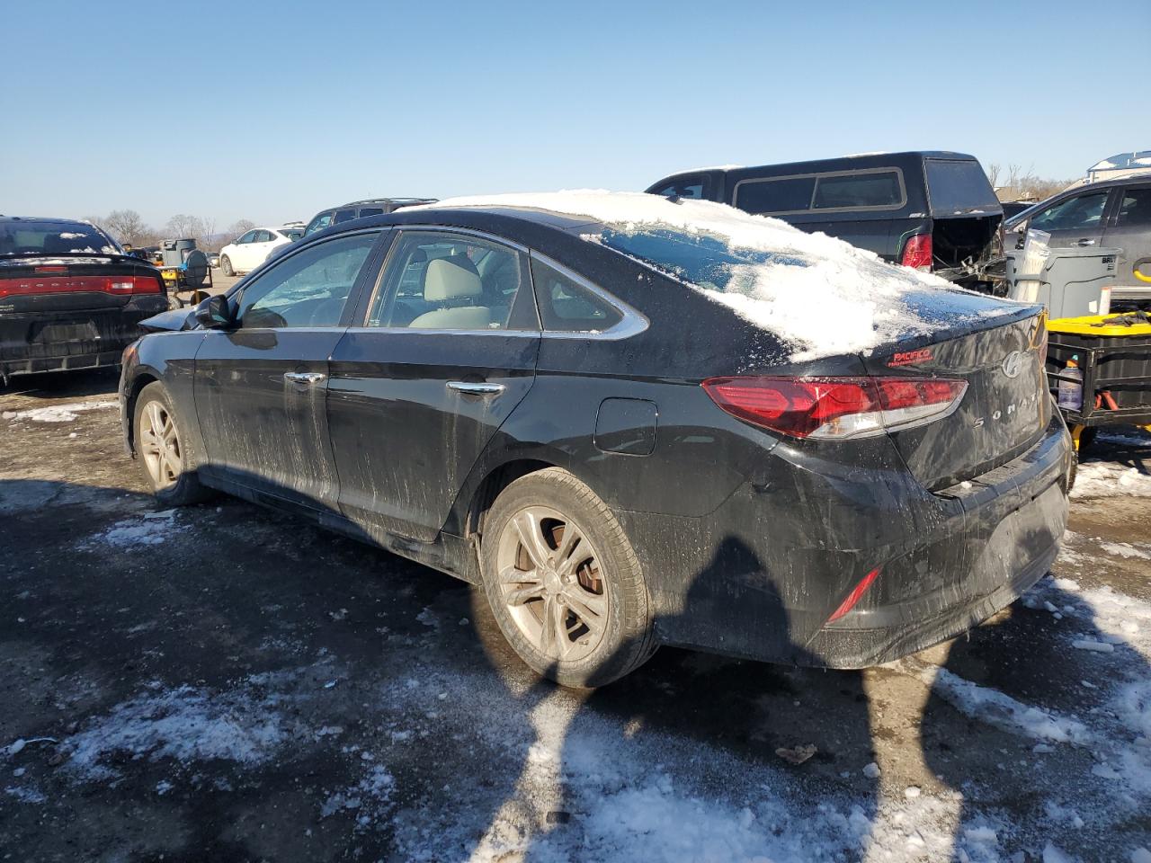 2018 Hyundai Sonata VIN 5NPE34AF2JH605584 Copart auction photo, front end damage thumbnail 2