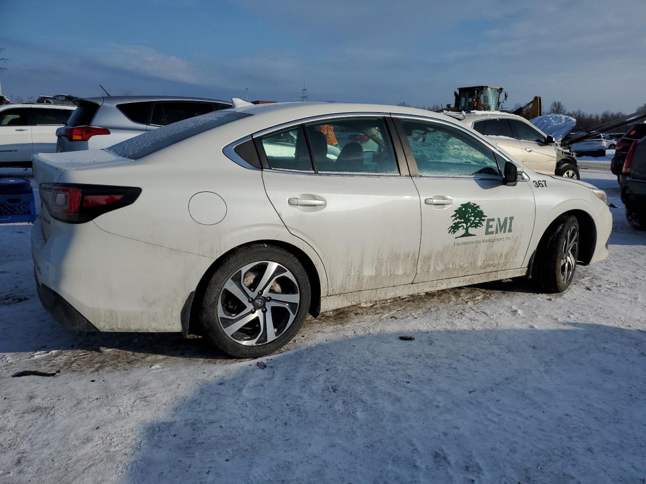 2022 Subaru Legacy VIN 4S3BWAM6XN3009127 Copart auction photo, front end / undercarriage damage thumbnail 3