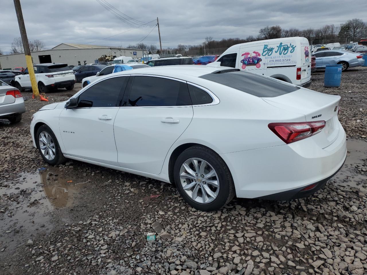2022 Chevrolet Malibu VIN 1G1ZD5ST7NF181868 Copart auction photo, side damage thumbnail 2