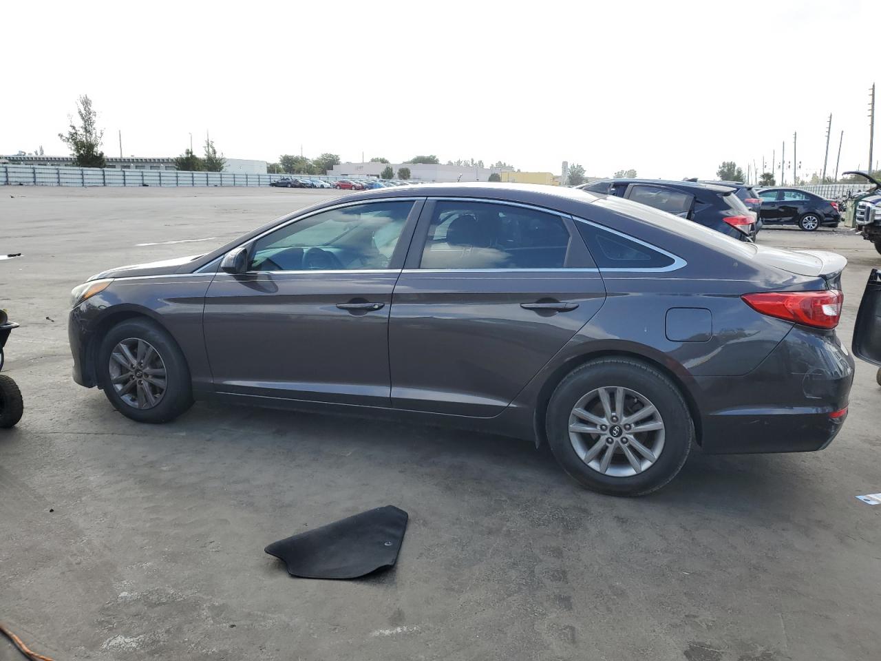 2015 Hyundai Sonata VIN 5NPE24AF2FH205468 Copart auction photo, side damage thumbnail 2