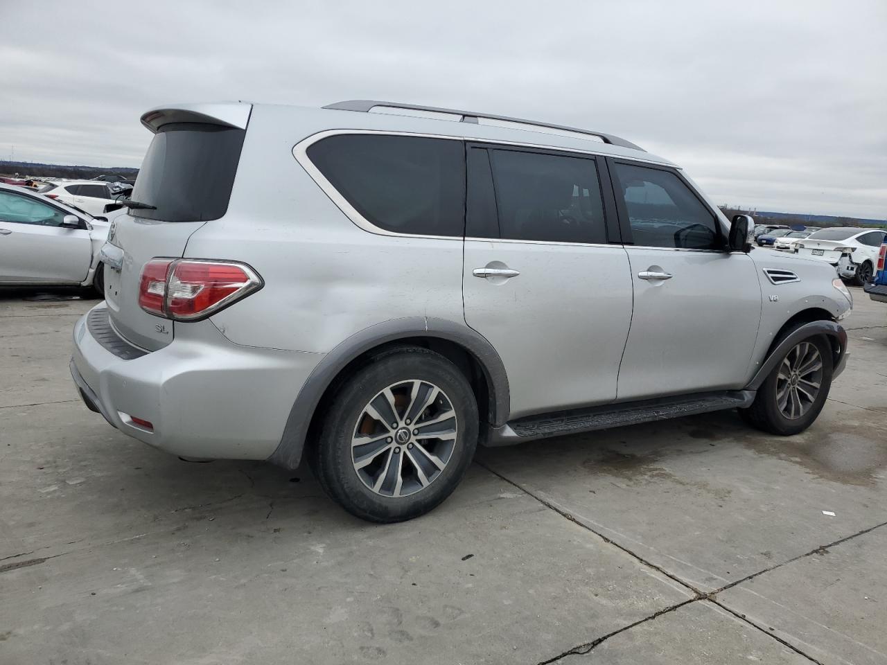 2019 Nissan Armada VIN JN8AY2NC5KX511472 Copart auction photo, front end damage thumbnail 3