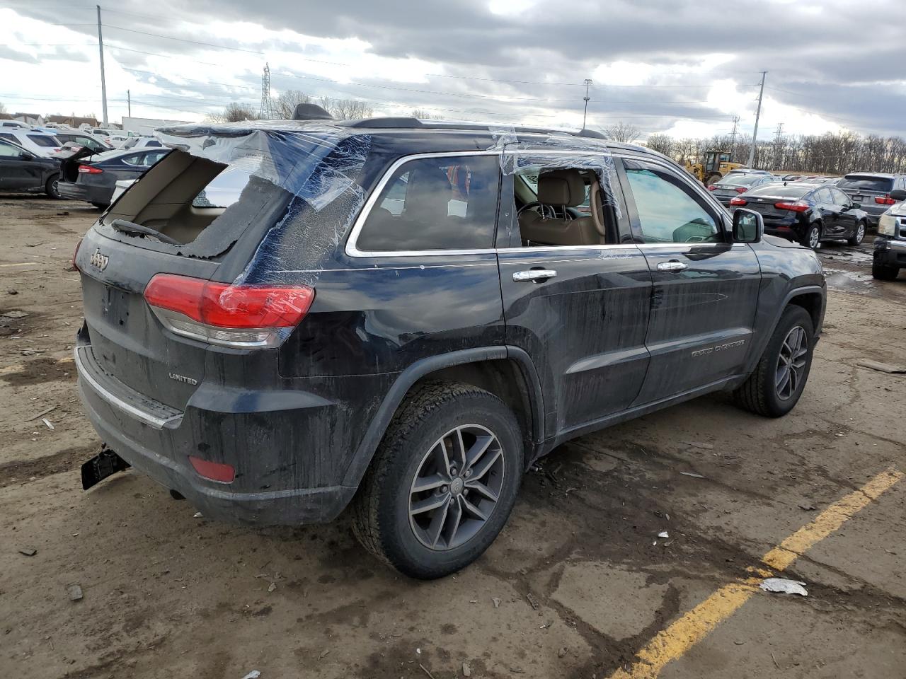 2018 Jeep Grand Cherokee VIN 1C4RJFBG5JC487603 Copart auction photo, all over damage thumbnail 3