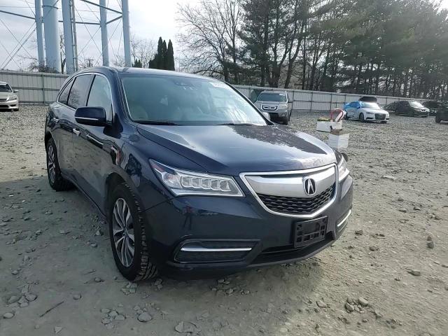 2016 Acura MDX VIN 5FRYD4H40GB028834 Copart auction photo, side / rear end damage thumbnail 11