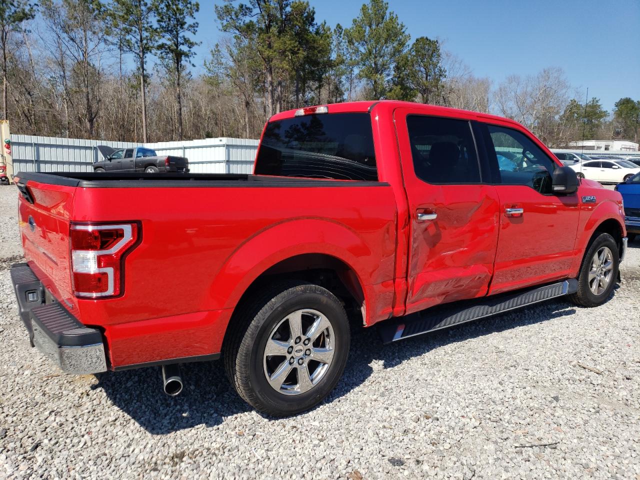 2018 Ford F-150 VIN 1FTEW1CP7JFB01456 Copart auction photo, side / minor dent/scratches damage thumbnail 3