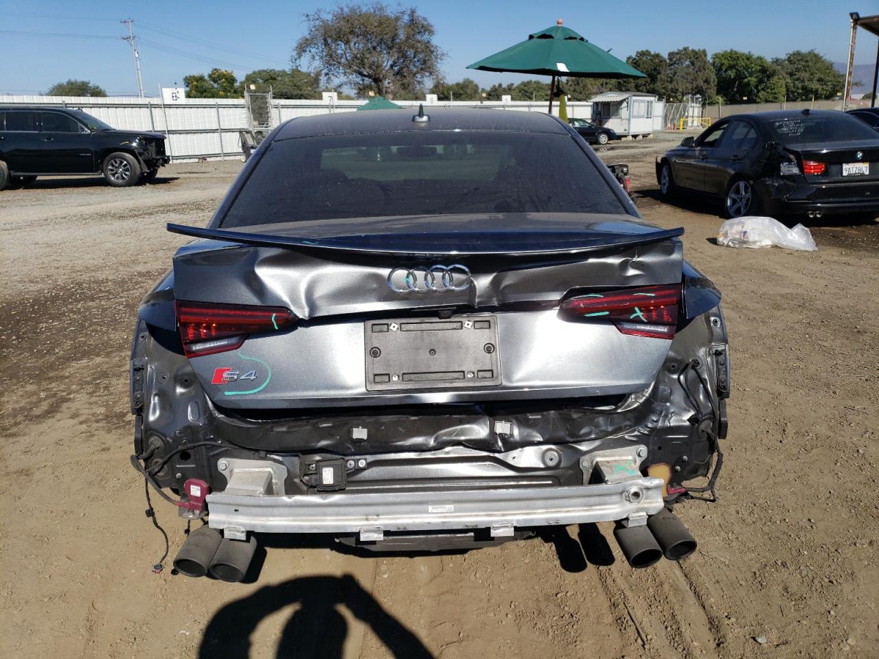 2019 Audi RS4 VIN WAUB4AF47KA006630 Copart auction photo, rear end damage thumbnail 6