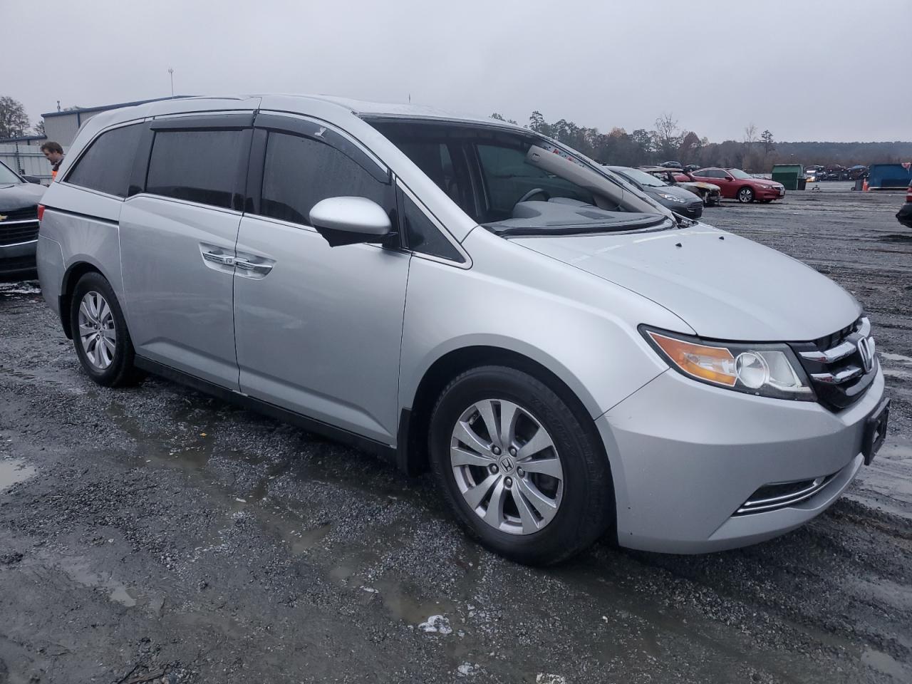 2015 Honda Odyssey VIN 5FNRL5H6XFB109032 Copart auction photo, top/roof damage thumbnail 4