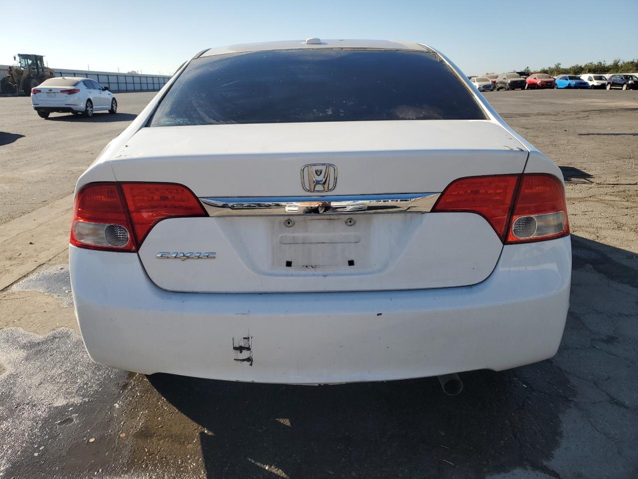 2009 Honda Civic VIN 2HGFA16869H510552 Copart auction photo, side / rear end damage thumbnail 6