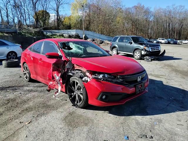2021 Honda Civic VIN 2HGFC2F8XMH519571 Copart auction photo, all over damage thumbnail 11