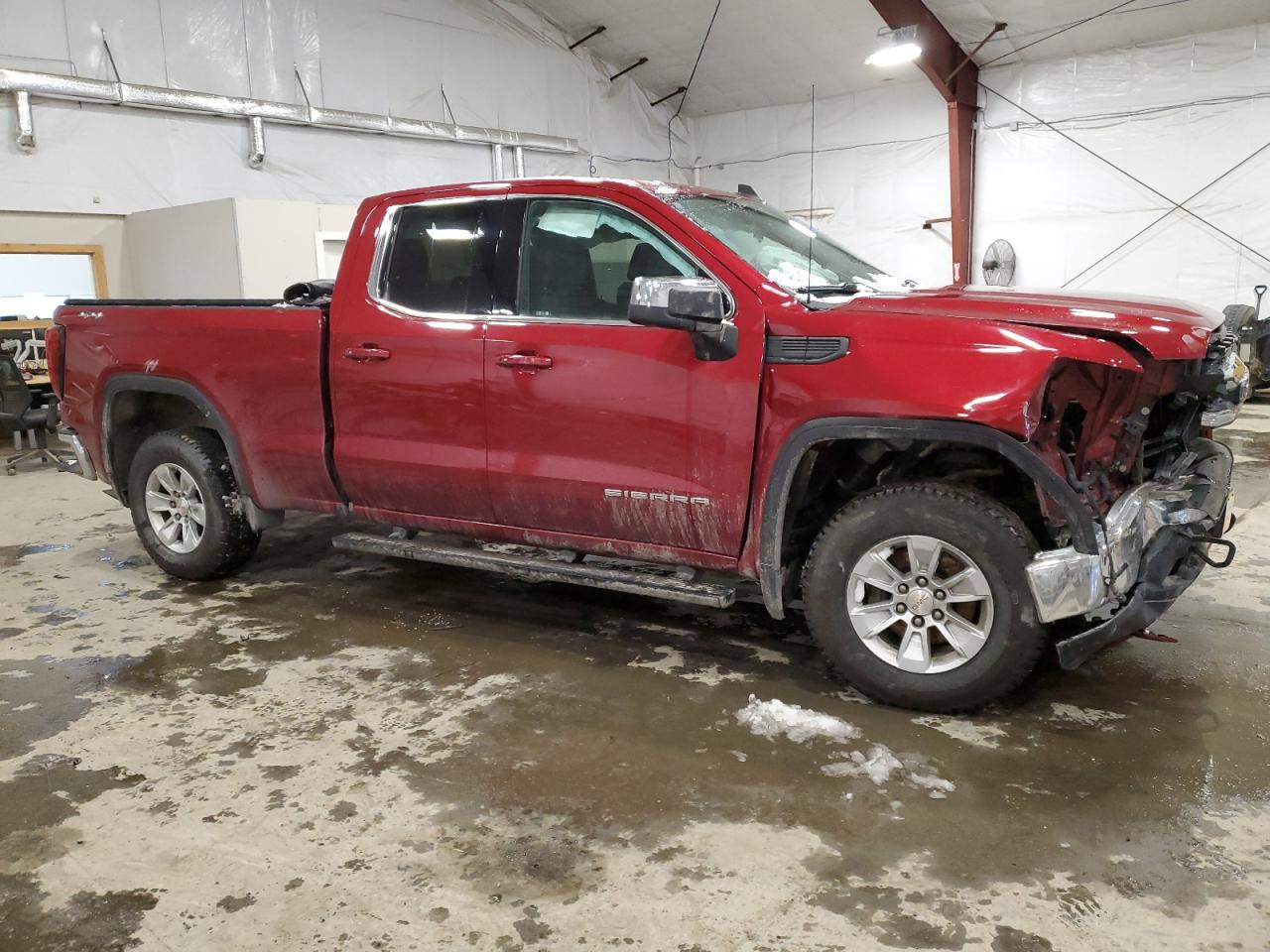 2020 GMC Sierra VIN 1GTR9BEK1LZ291255 Copart auction photo, front end damage thumbnail 4