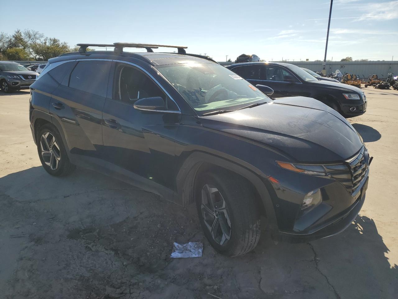 2024 Hyundai Tucson VIN KM8JECD11RU204513 Copart auction photo, front end / side damage thumbnail 4