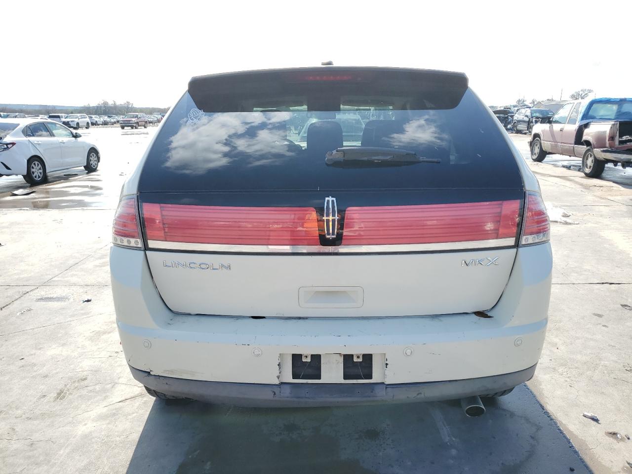 2008 Lincoln MKX VIN 2LMDU68C48BJ10230 Copart auction photo, front end / side damage thumbnail 6