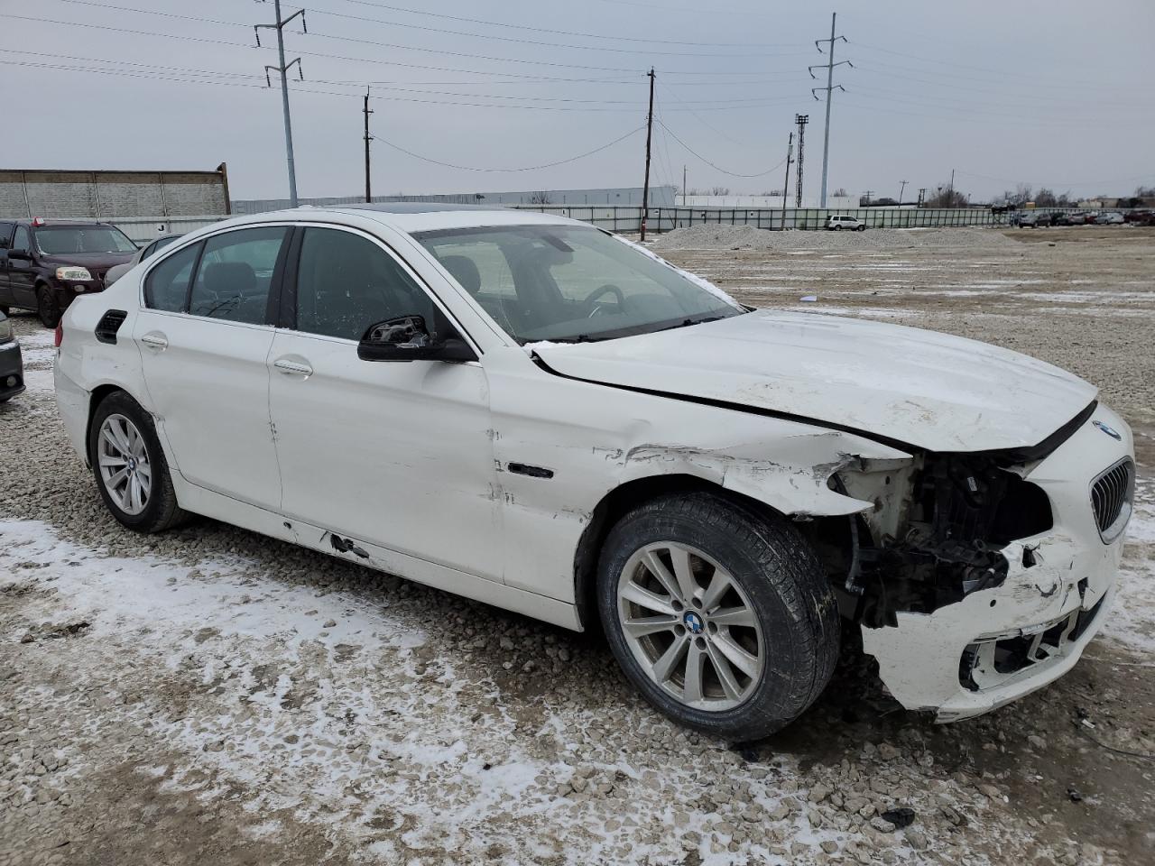 2016 BMW 5er VIN WBA5A7C51GG144464 Copart auction photo, all over damage thumbnail 4